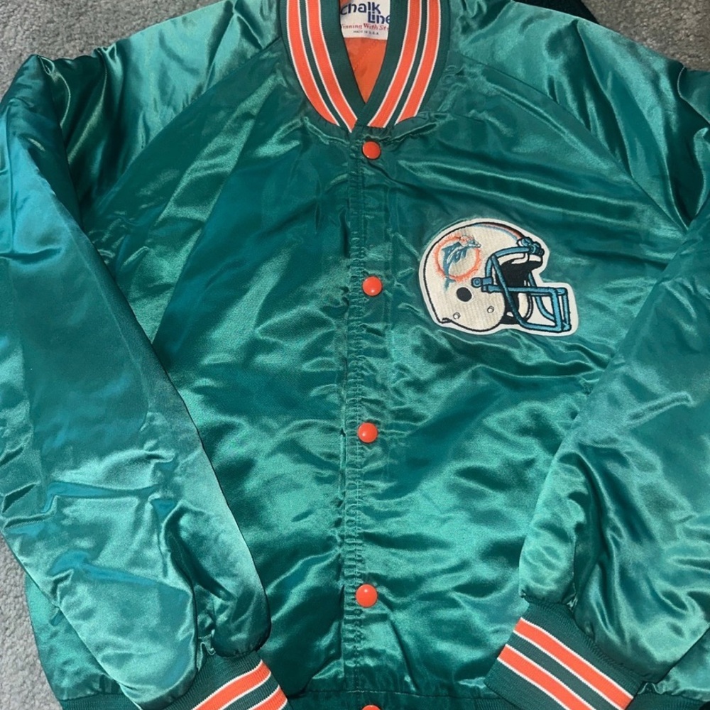 Vintage Chalk Line Miami Dolphins Jacket